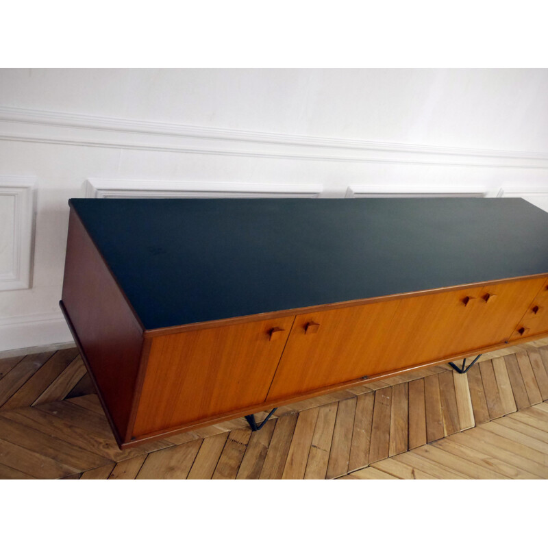 Vlegs Sideboard with steel and V legs - 1950s