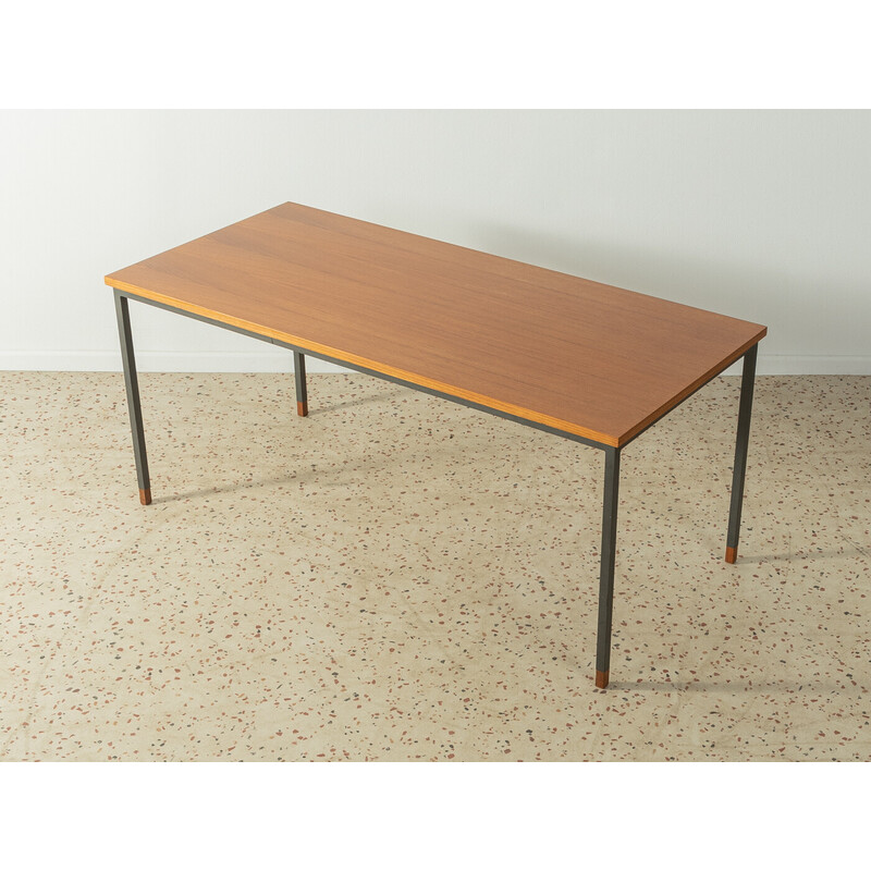 Vintage teak coffee table by Wilhelm Renz for Metallbau Veyhl, Germany 1960s