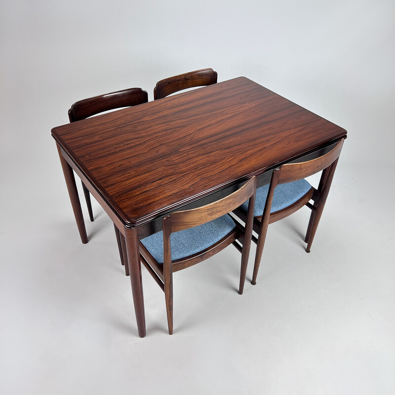 Vintage rosewood dining set, 1960s