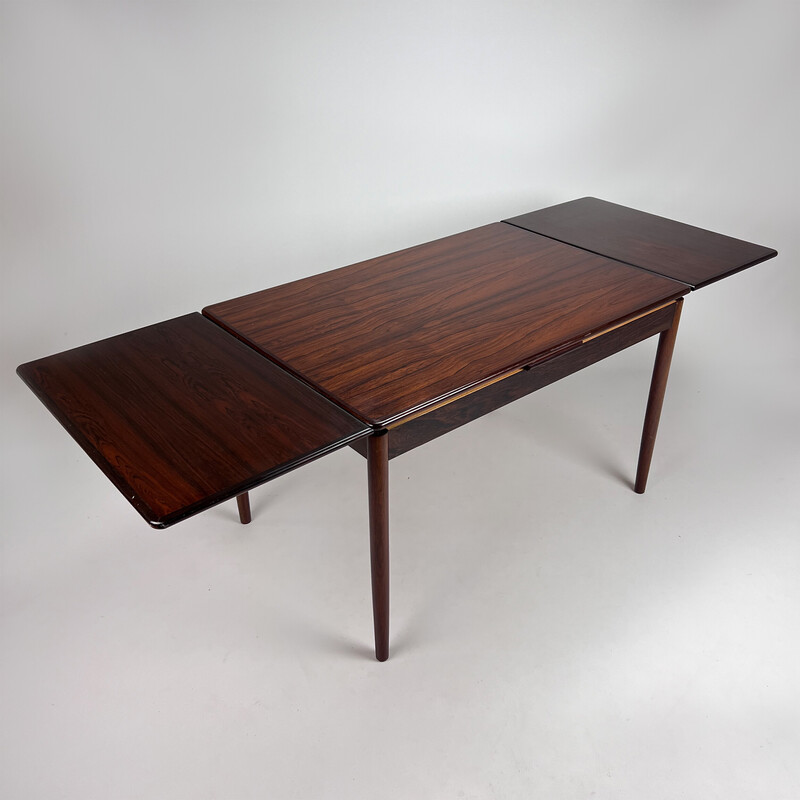 Ausziehbarer Tisch aus Palisanderholz, 1960er Jahre
