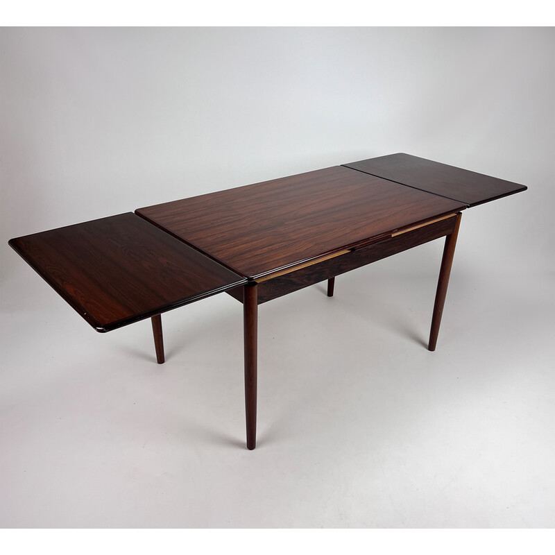 Vintage extendable rosewood table, 1960s