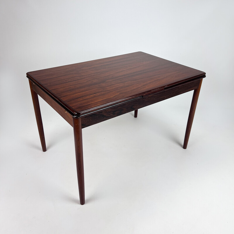 Vintage extendable rosewood table, 1960s