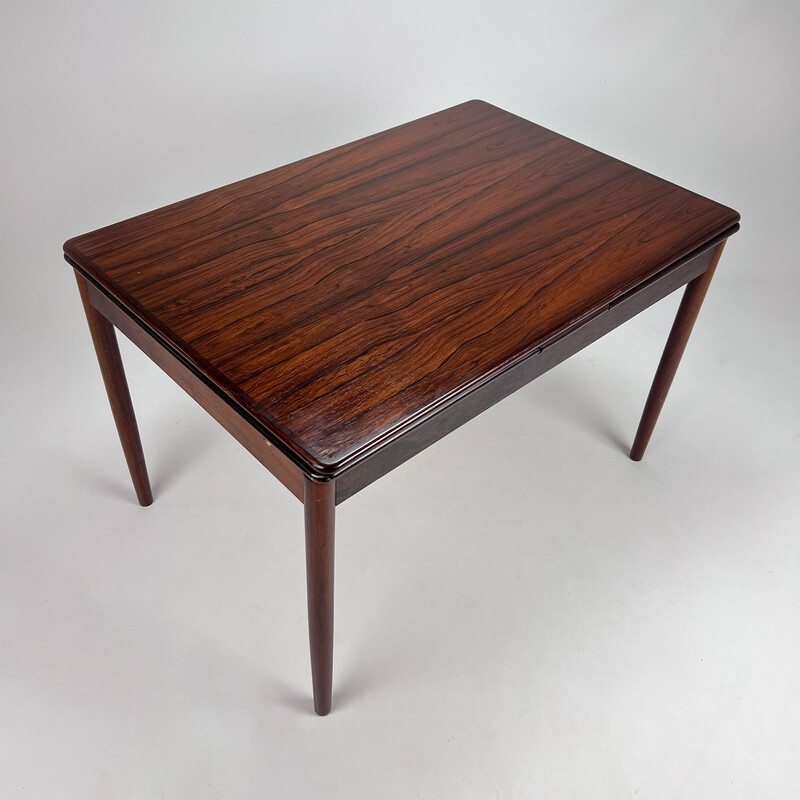 Vintage extendable rosewood table, 1960s