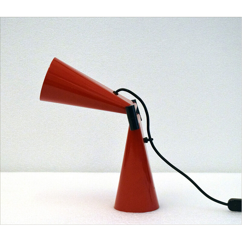 Vintage "Bowling" table lamp by Cesare Leonardi and Franca Stagi for Lumenform, 1970s