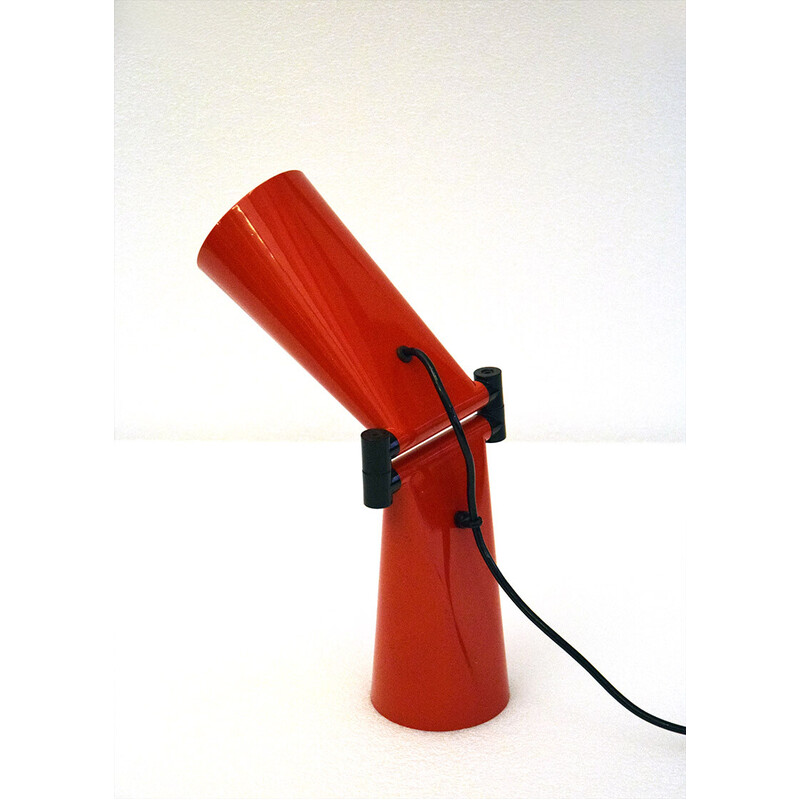 Vintage "Bowling" table lamp by Cesare Leonardi and Franca Stagi for Lumenform, 1970s