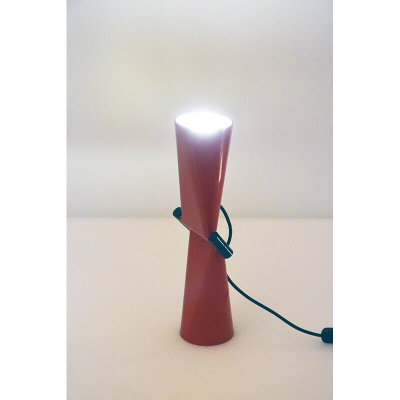 Vintage "Bowling" table lamp by Cesare Leonardi and Franca Stagi for Lumenform, 1970s