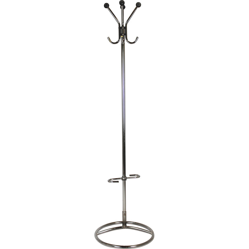 Vintage Bauhaus coat rack in chromed metal, 1930s