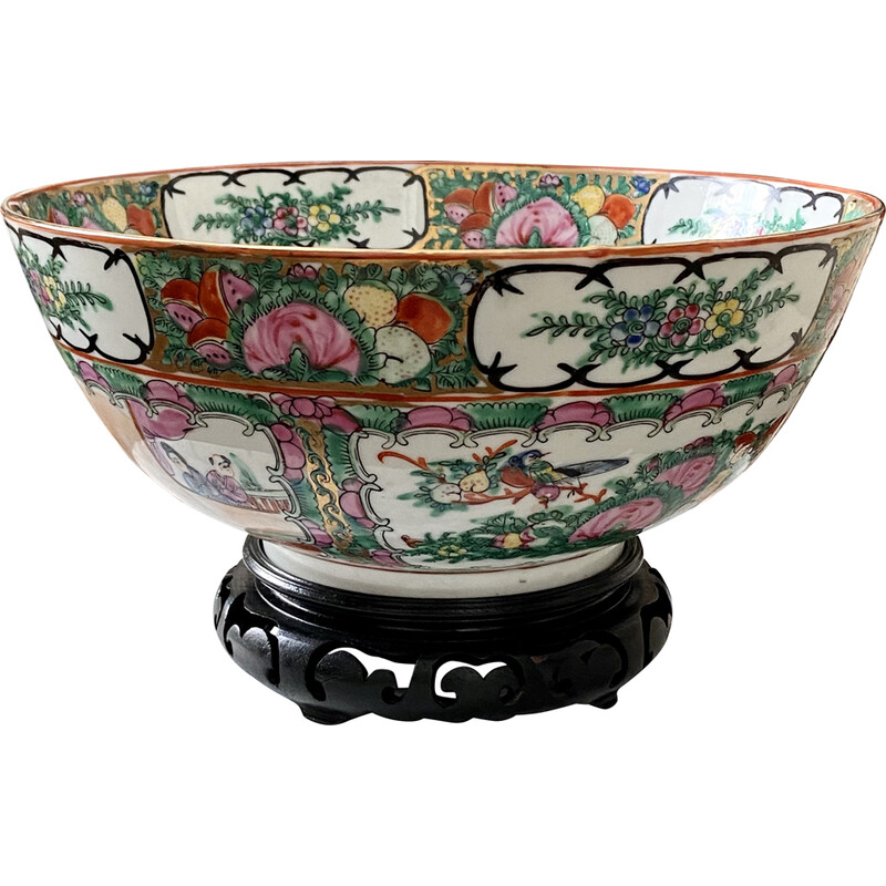 Tigela de porcelana Vintage, China