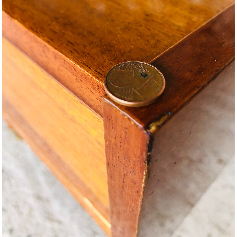 Table de chevet scandinave vintage en bois, 1960