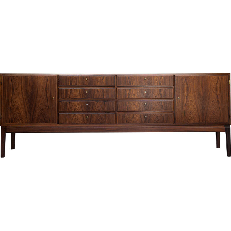 Vintage rosewood sideboard by Ole Wanscher, Denmark 1960s