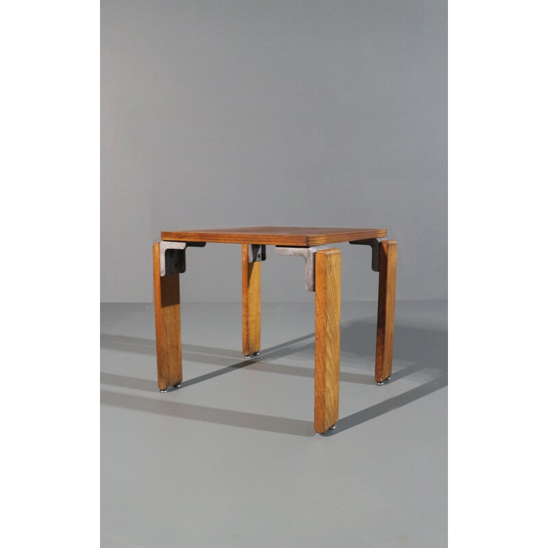 Tabouret vintage "plein" par Georges Candilis et Anja Blomstetd pour Sentou, 1968