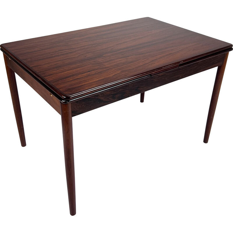 Vintage extendable rosewood table, 1960s