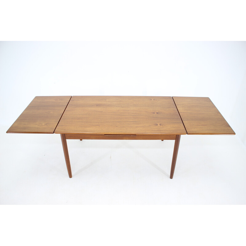 Vintage extendable teak table, Denmark 1960s