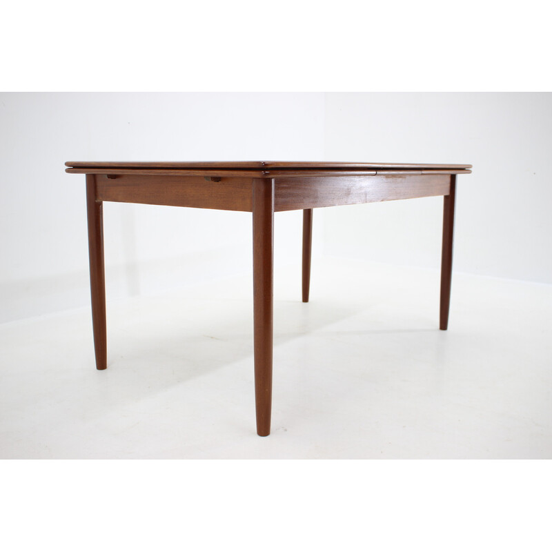 Vintage extendable teak table, Denmark 1960s