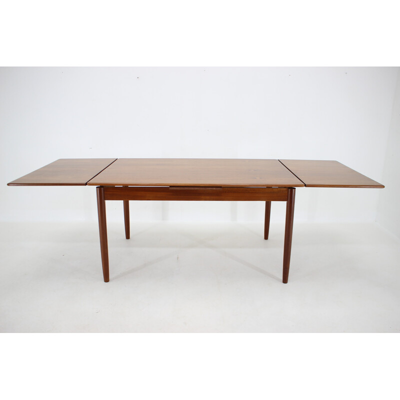 Vintage extendable teak table, Denmark 1960s