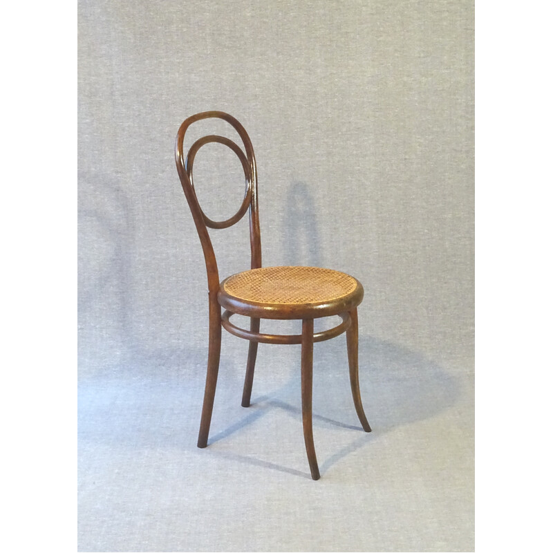 Vintage caned chair by Thonet, 1870-1875s