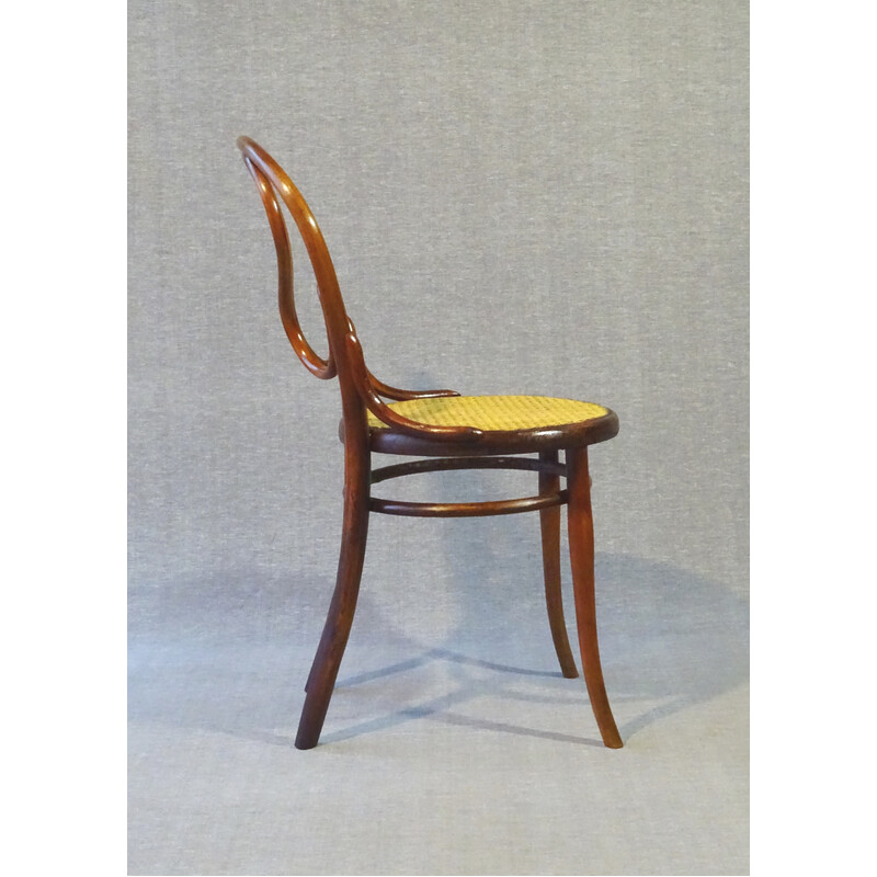 Cadeira de cana Vintage "Omega" de Thonet, 1885