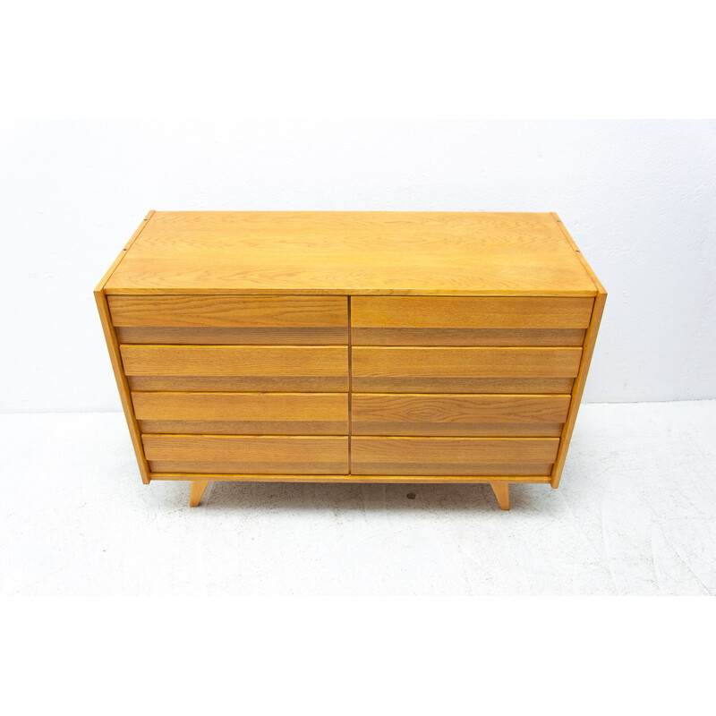 Commode vintage U-453 en chêne par Jiri Jiroutek pour Interiér Praha, Tchécoslovaquie 1960