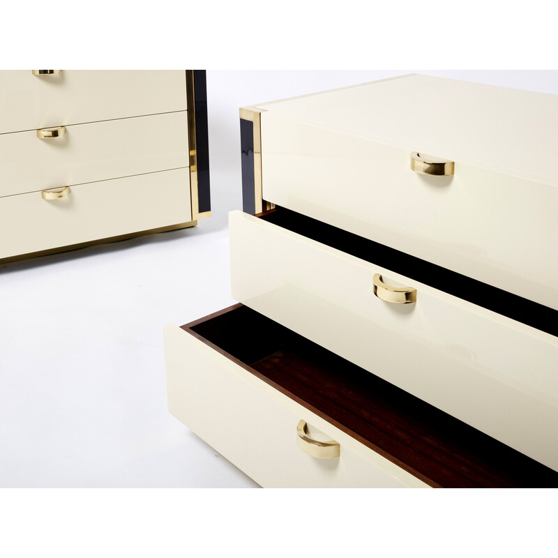 Pair of vintage chests of drawers by Jean-Claude Mahey for Roche Bobois, 1970s