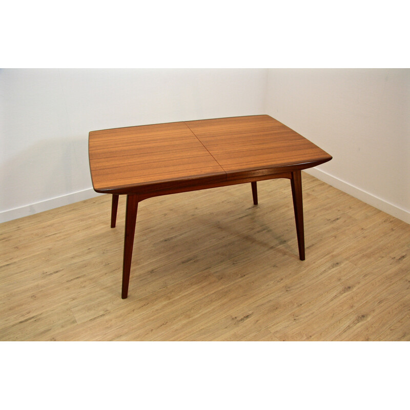 Dutch Dining Table in teak by Louis Van Teeffelen for WéBé - 1960s