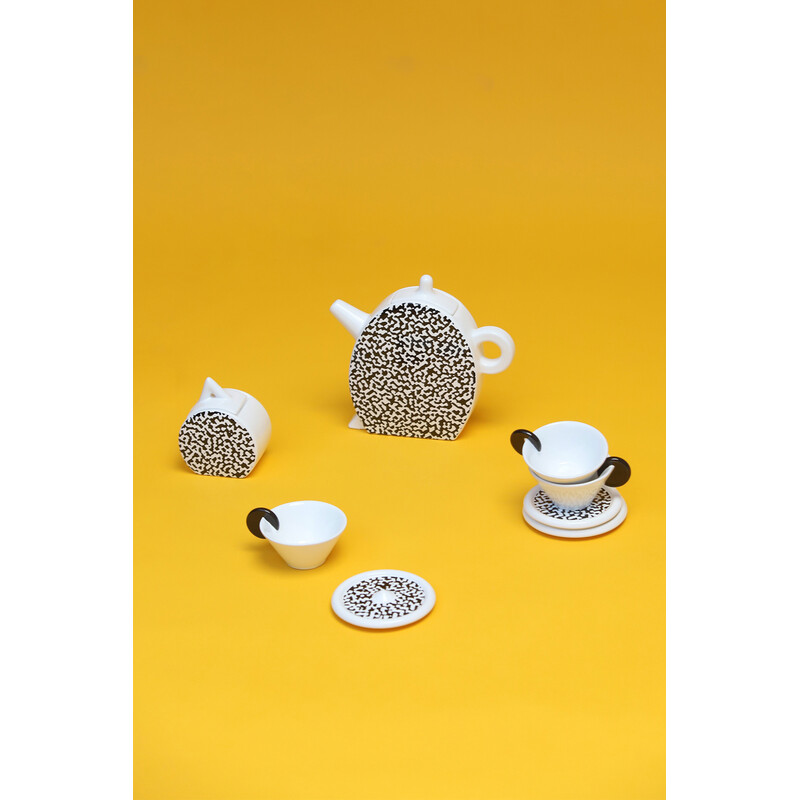 Vintage coffee set by Massimo Materassi for Mas Italy, 1984s