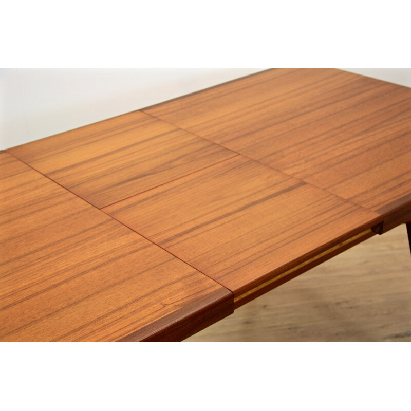 Dutch Dining Table in teak by Louis Van Teeffelen for WéBé - 1960s