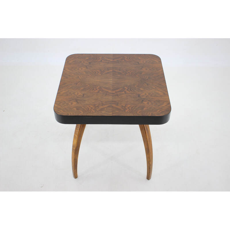 Vintage walnut coffee table by Jindrich Halabala for Up Zavody, Czechoslovakia 1940s