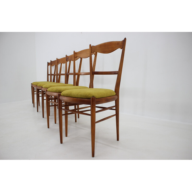 Ensemble de 6 chaises vintage par Drevotvar, Tchécoslovaquie 1970