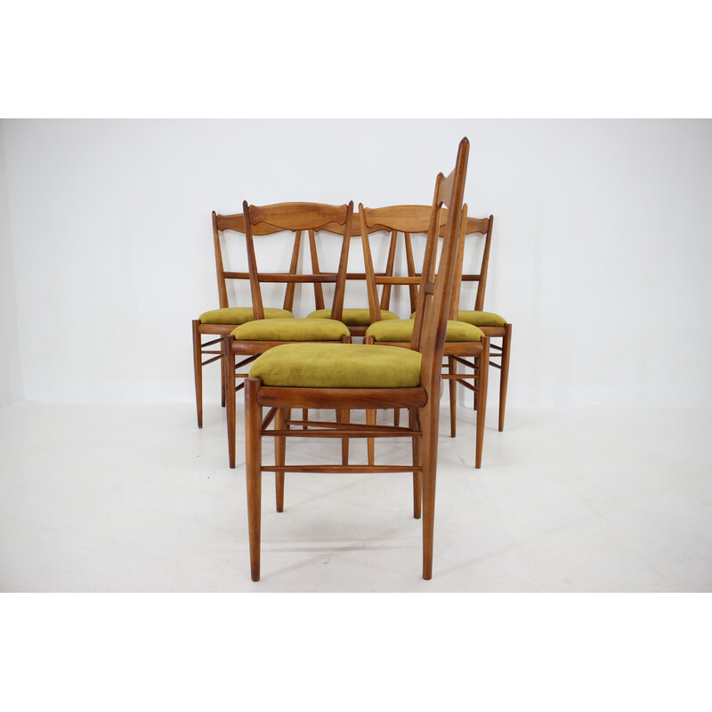 Set of 6 vintage chairs by Drevotvar, Czechoslovakia 1970s