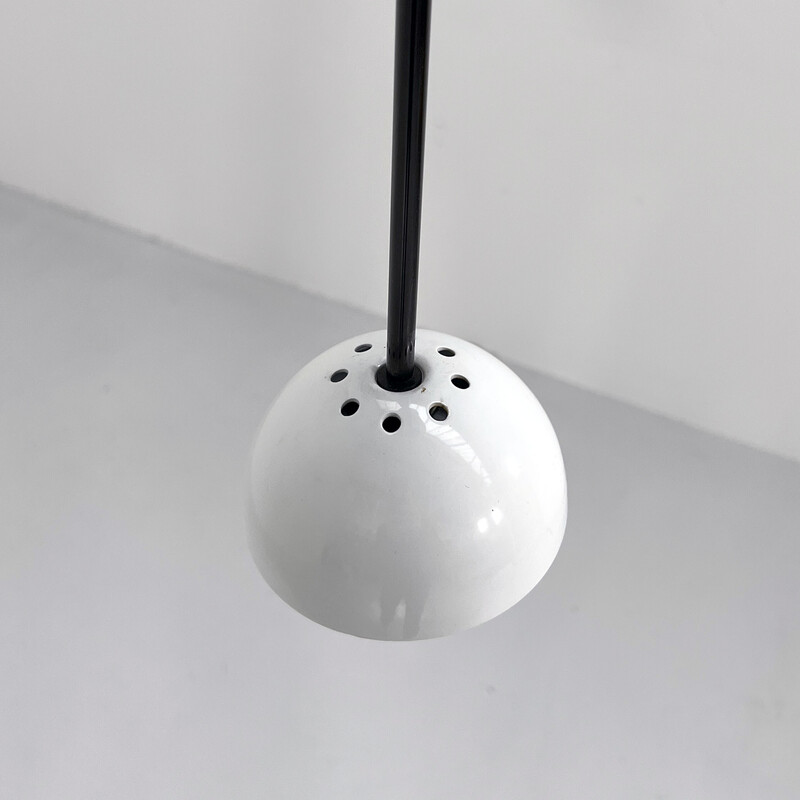 Lampada da soffitto Alesia in metallo vintage di Carlo Forcolini per Artemide, anni '80