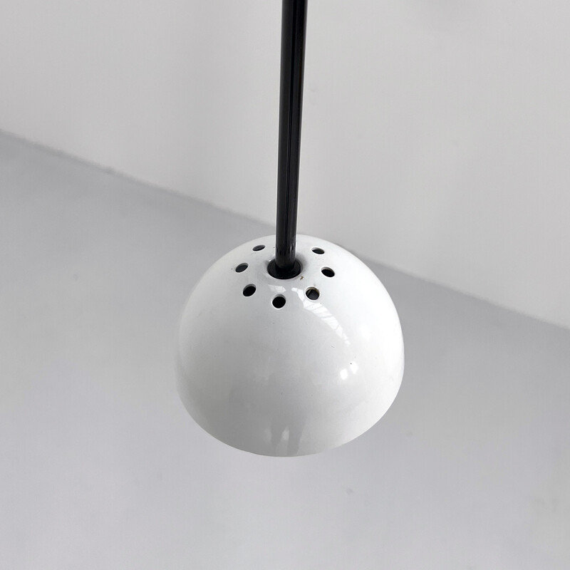 Vintage metal Alesia ceiling lamp by Carlo Forcolini for Artemide, 1980s