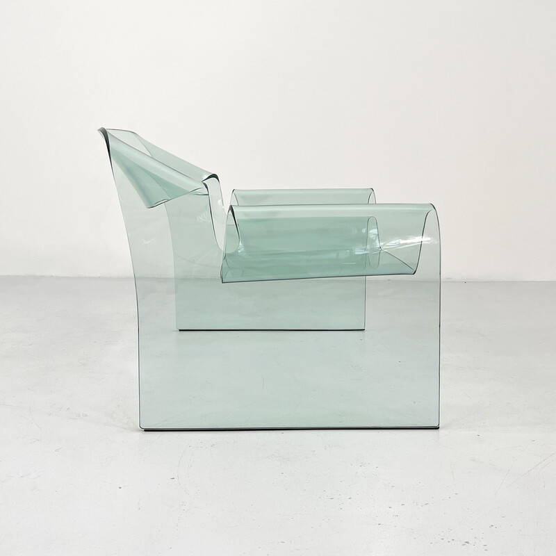 Vintage Ghost armchair by Cini Boeri for Fiam, 1990s