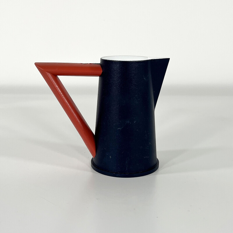 Vintage aluminum "Accademia" milk jug by Ettore Sottsass for Lagostina, 1980s