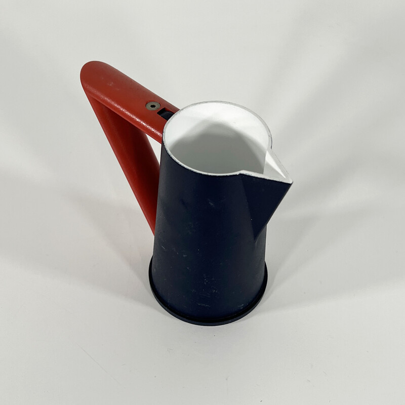 Vintage aluminum "Accademia" milk jug by Ettore Sottsass for Lagostina, 1980s