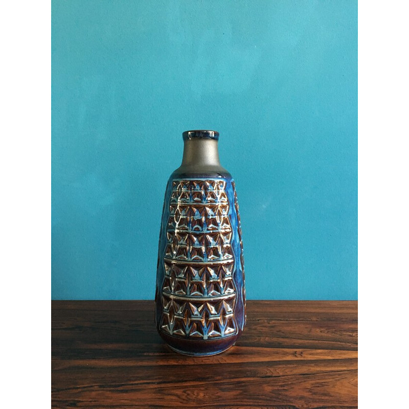 Grand vase en céramique de Einar Johansen pour Soholm - 1960
