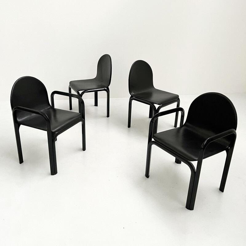 Set di 4 sedie vintage Orsay di Gae Aulenti per Knoll International, anni '70