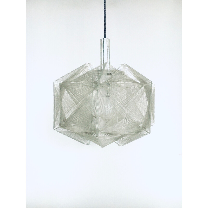 Vintage pendant lamp by Paul Secon for Sompex, Germany 1970s