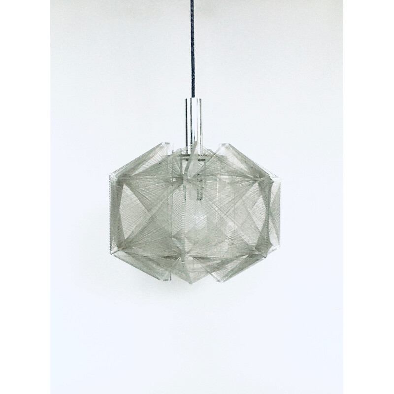 Vintage pendant lamp by Paul Secon for Sompex, Germany 1970s