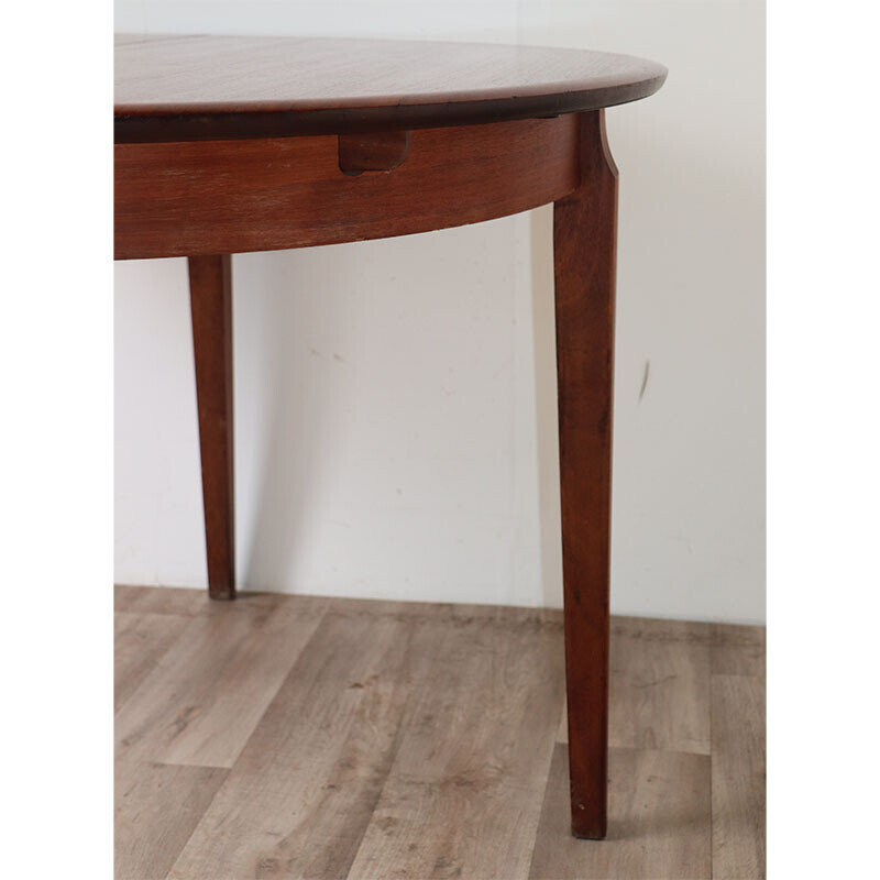 Vintage Scandinavian extendable teak table, 1960s