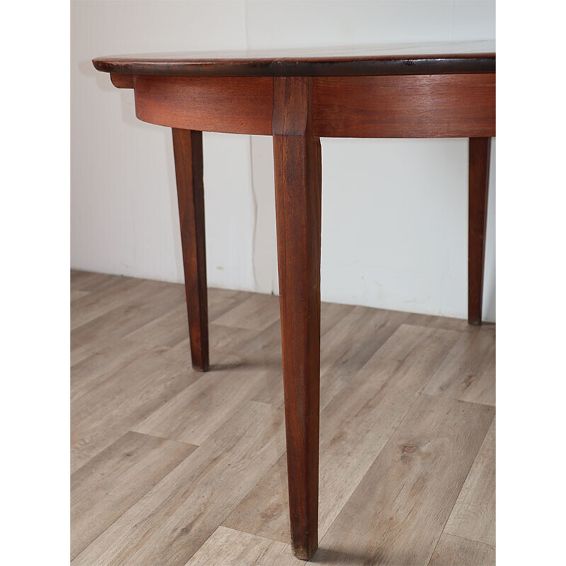 Tavolo allungabile in teak vintage scandinavo, 1960