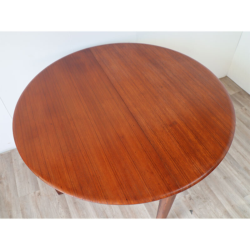 Mesa extensível de teca escandinava, 1960