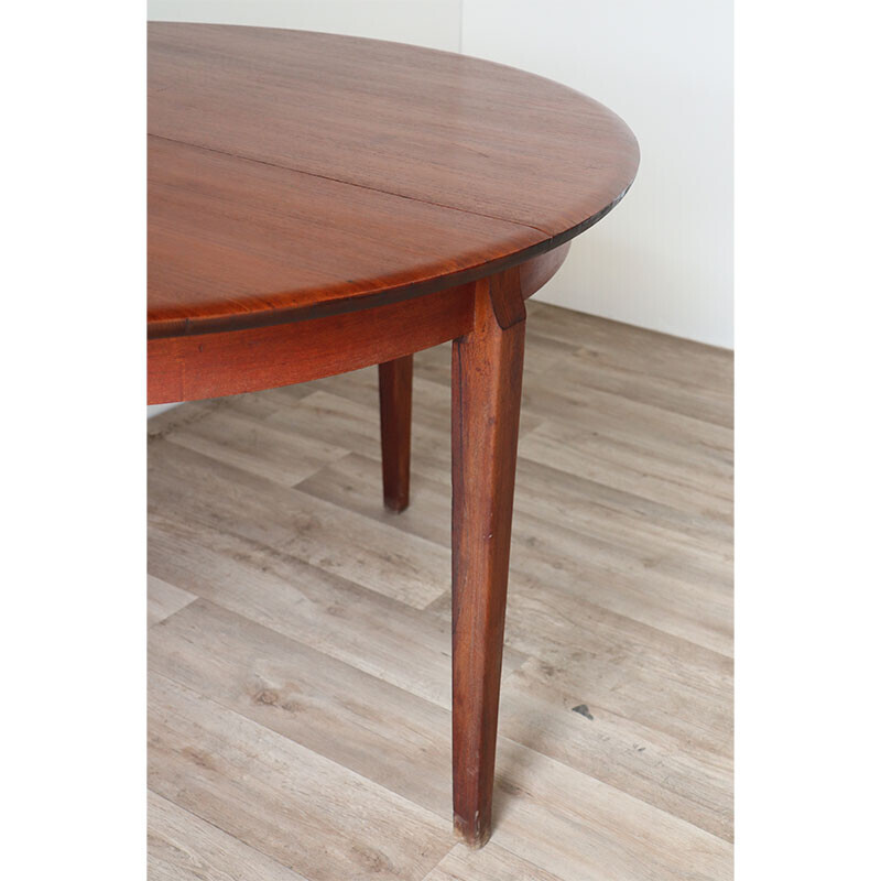 Vintage Scandinavian extendable teak table, 1960s