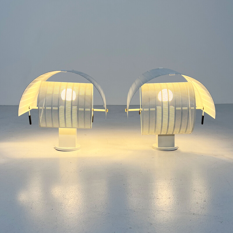 Pair of vintage Shogun wall lamps by Mario Botta for Artemide, 1980s