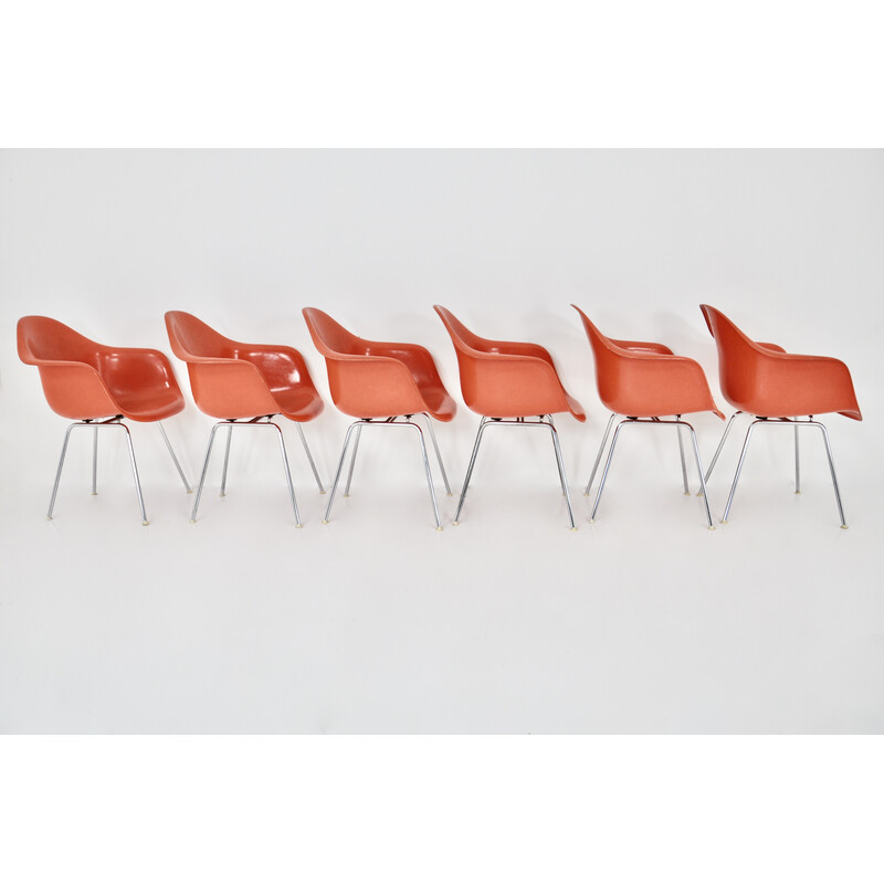 Set van 6 vintage stoelen van Charles en Ray Eames voor Herman Miller, 1970