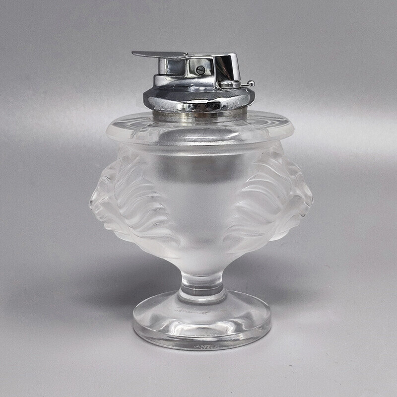 Set da fumo vintage di Lalique, Francia anni '70