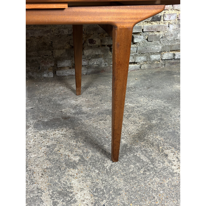 Vintage Scandinavian extendable teak table, 1960s