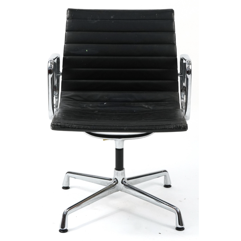Vintage Ea108 swivel armchair by Charles and Ray Eames for Vitra, 1967s