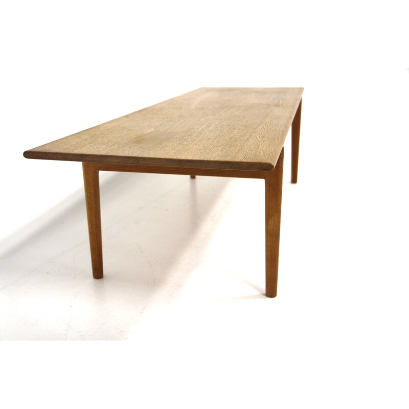 Mesa de café Vintage "At15" de Hans J Wegner para Andreas Tuck, Dinamarca 1960