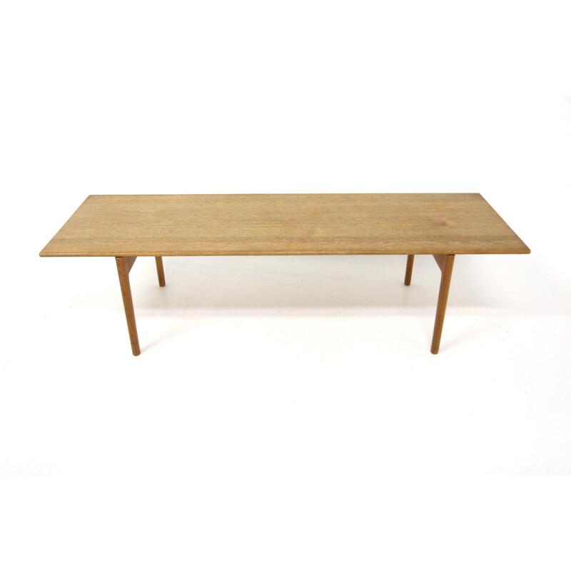 Mesa de café Vintage "At15" de Hans J Wegner para Andreas Tuck, Dinamarca 1960