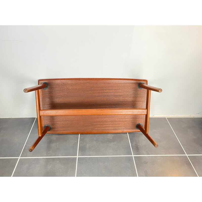 Vintage Scandinavian teak coffee table, 1960s